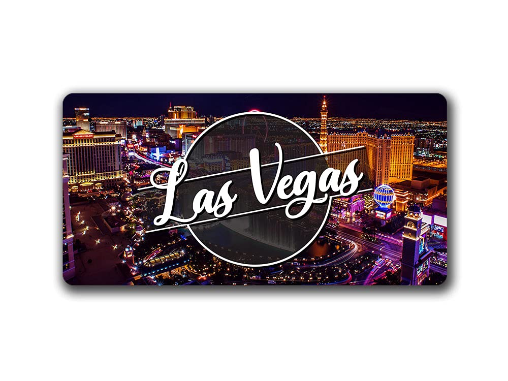 McMug - Las Vegas Landscape - USA - Metal Sign, Decorative Sign, 200mm x 100mm