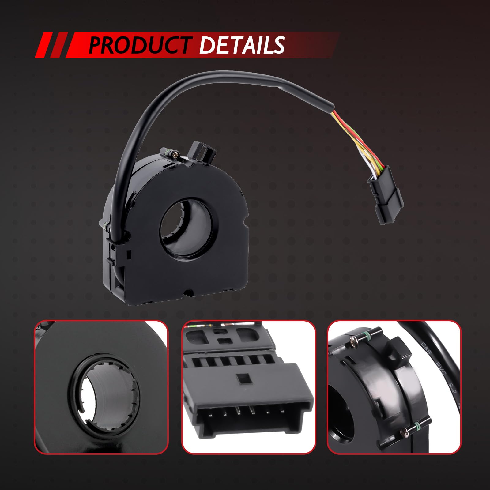 Lenkwinkelsensor Lenkwinkel Autowinkelsensor Autolenkwinkelsensor Sensor Ersatz für 3er E46 5er E39 7er E38 X3 E83 X5 E53 Z3 E36 Z8 E52 R50 R52 Autozubehör Teil# 32306789095 32306793632