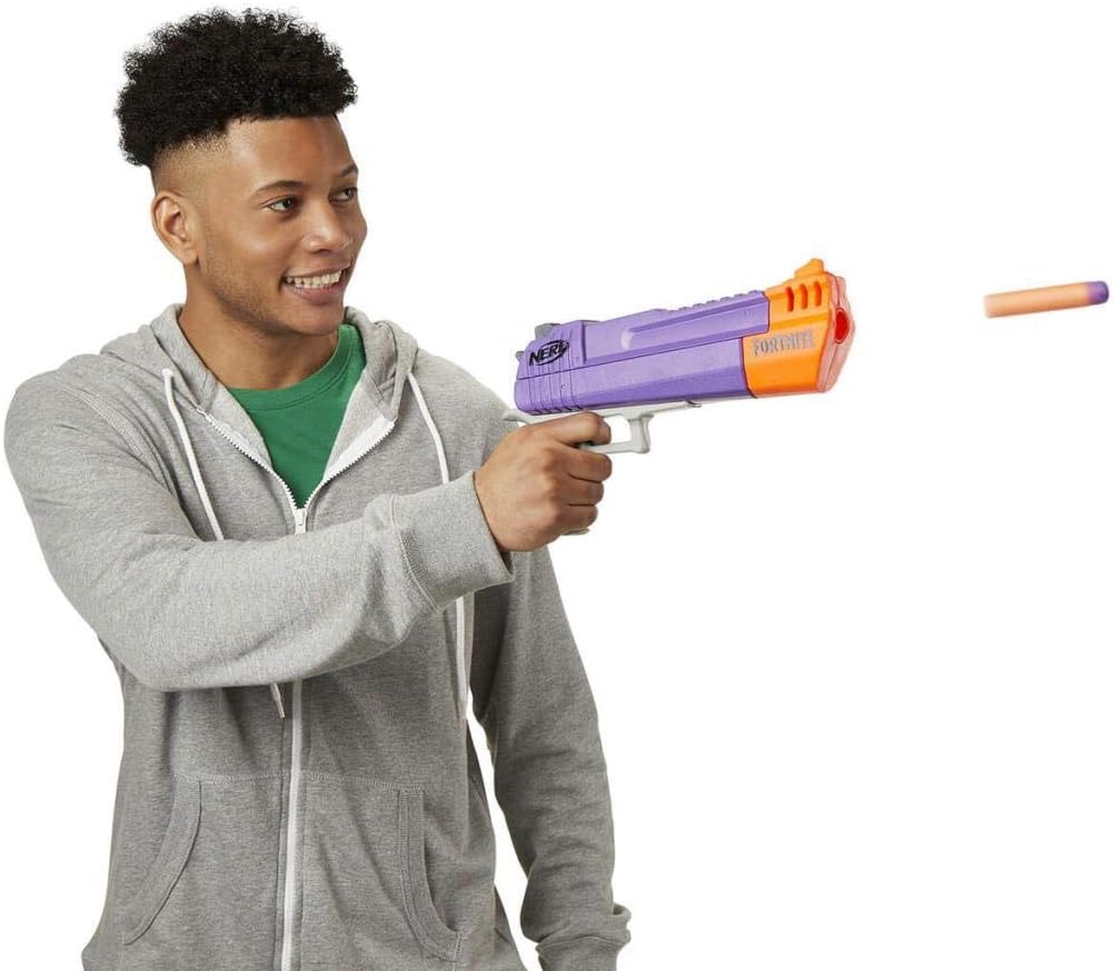 Nerf Fortnite HC-E Mega Dart Blaster – Includes 3 Official Nerf Mega Fortnite Darts – for Youth, Teens, Adults