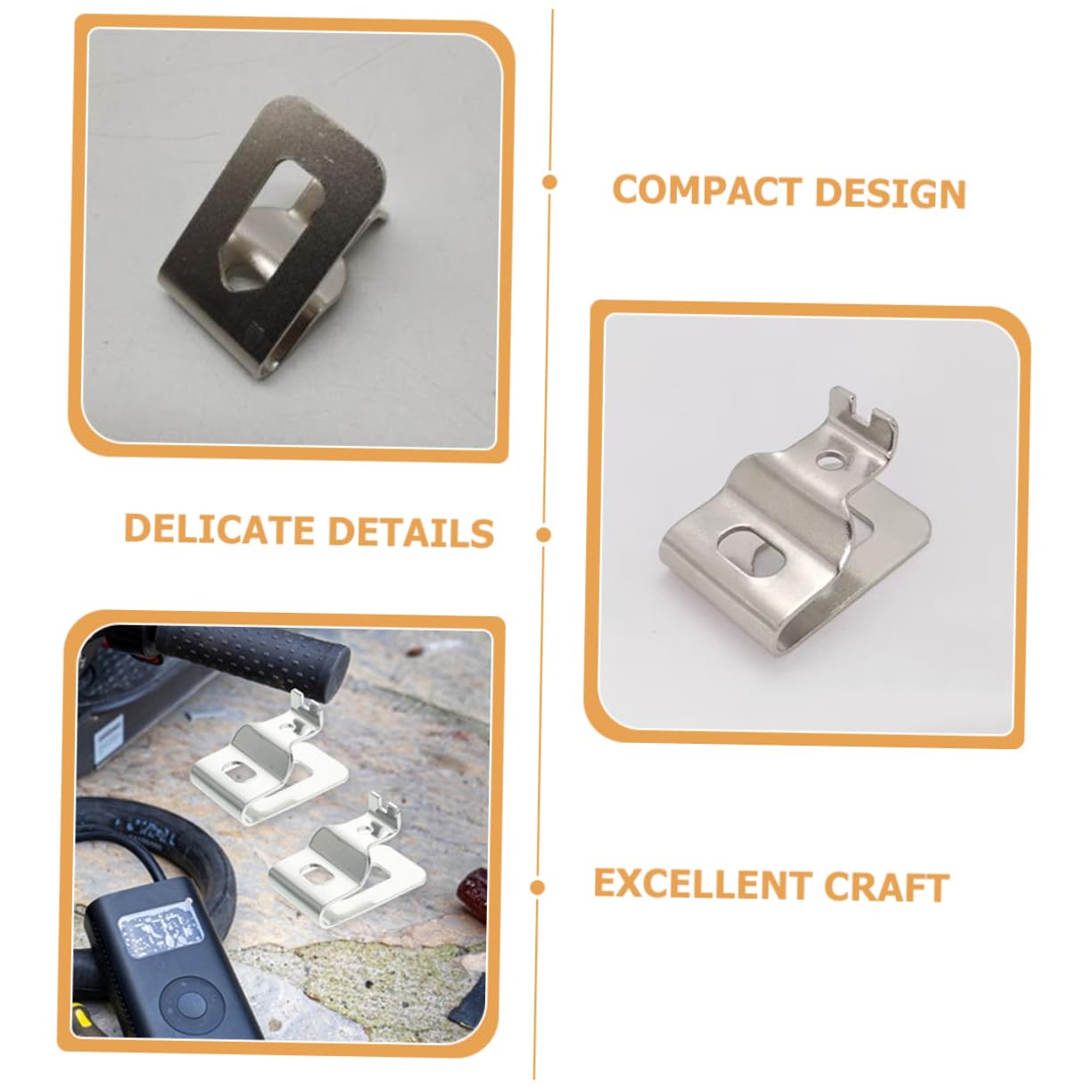EXCEART 5 Set Fibbia Dell'utenzione Elettrica Gancio Da Cintura Per Trapano Avvitatore Clip Cinghia Del Driver Del Cacciavite Gancio Per Cintura Degli Attrezzi Argento 4 Pezzi*5