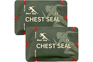 Sucking Chest Wound Seal: Emergency Trauma Dressing for Open Chest Injuries
