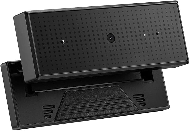 Cámara web para juegos ROG Eye S Streaming (1080p 60 FPS, exposición automática facial, enfoque automático, micrófonos de formación de haz con cancelación de ruido AI, diseño compacto y plegable, base ajustable de aleación de aluminio)