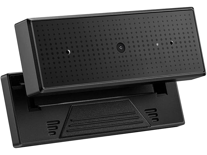 Cámara web de streaming para juegos ASUS ROG Eye S (1080p 60 FPS, Exposición automática de rostro, Autoenfoque, Micrófonos AI con cancelación de ruido mediante beamforming, Diseño compacto y plegable, Base ajustable de aleación de aluminio)