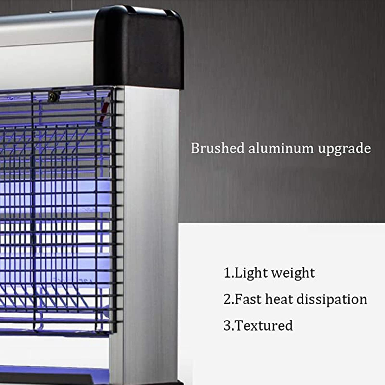 TEmkin Piège à moustiques Lampe Anti-moustiques Insectifuge Maison Entreprise LED UV Tueur de Moustique Lampe Anti-Moustique LED pour Cuisine, Maison, Jardin intérieur (30 W)