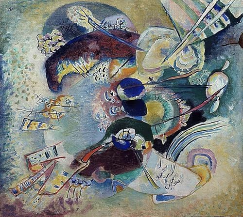Affiches impression composition de Vassily Kandinsky toile de décoration 60x90
