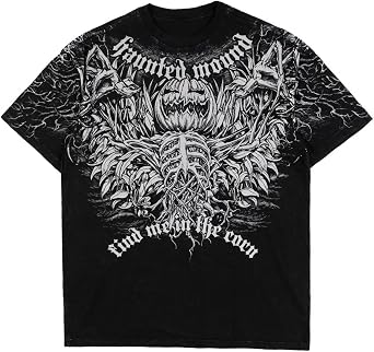 Affliction Haunted Mound Mens T-Shirt, Limited Edition, Graphic Print