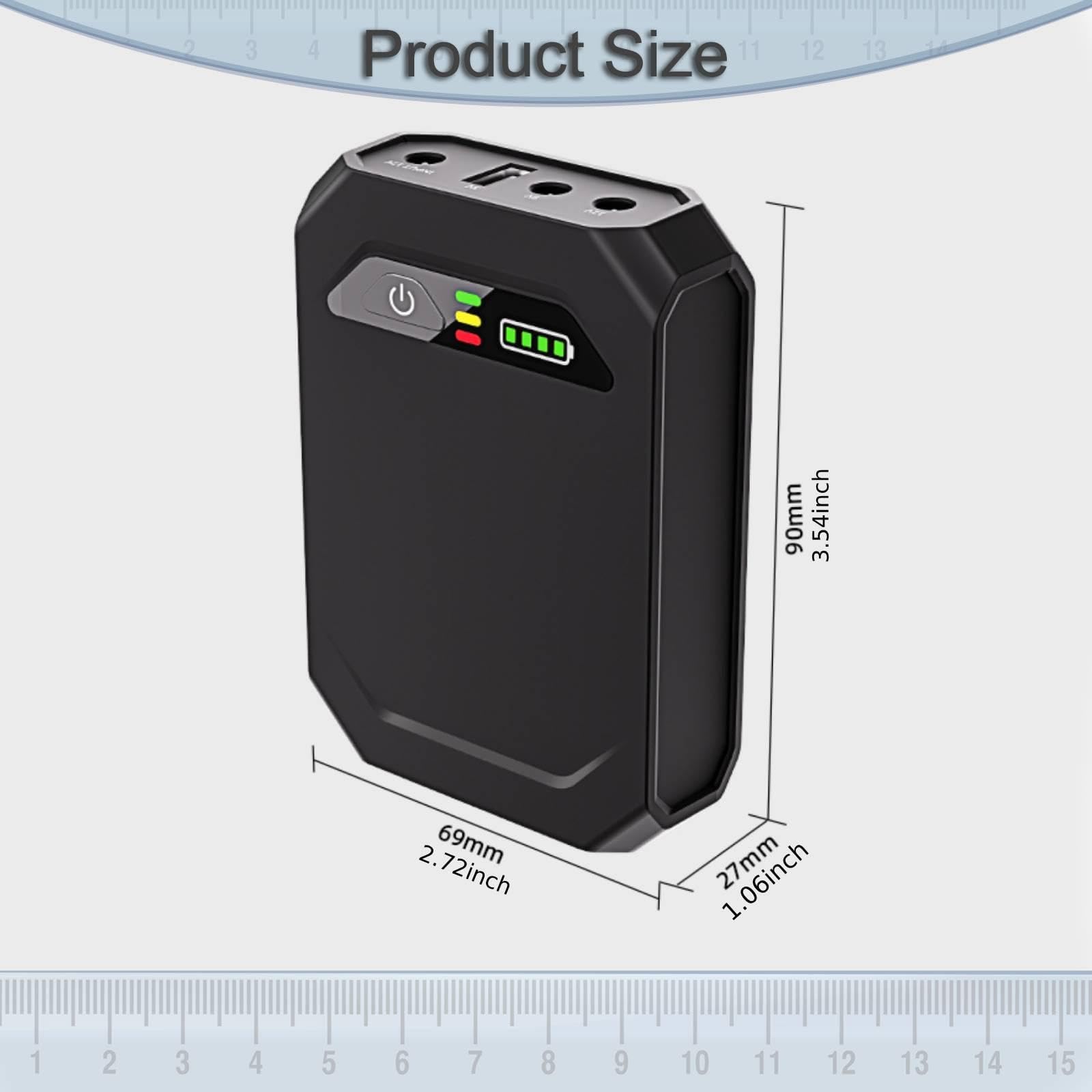 Suministro de Energía Ininterrumpida Portátil para Cámara de con Puertos USB y Conexiones DC para Enrutador y Dispositivos Inteligentes