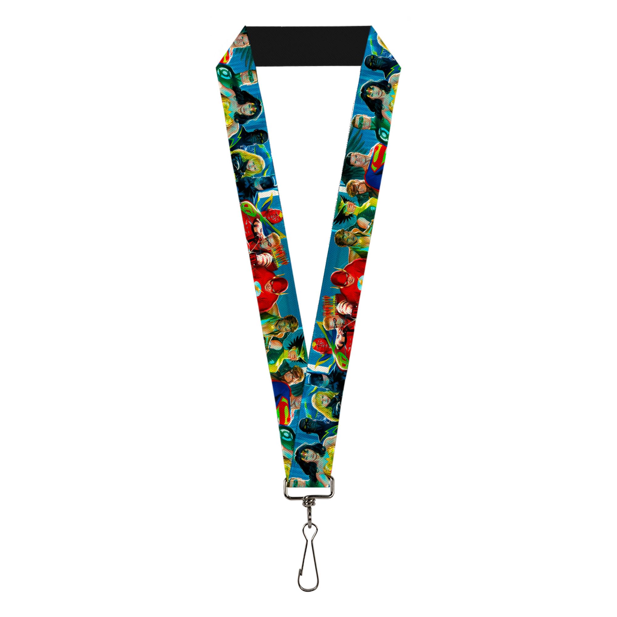 Lanyard The Justice League 12 Superhero Group Pose Blues