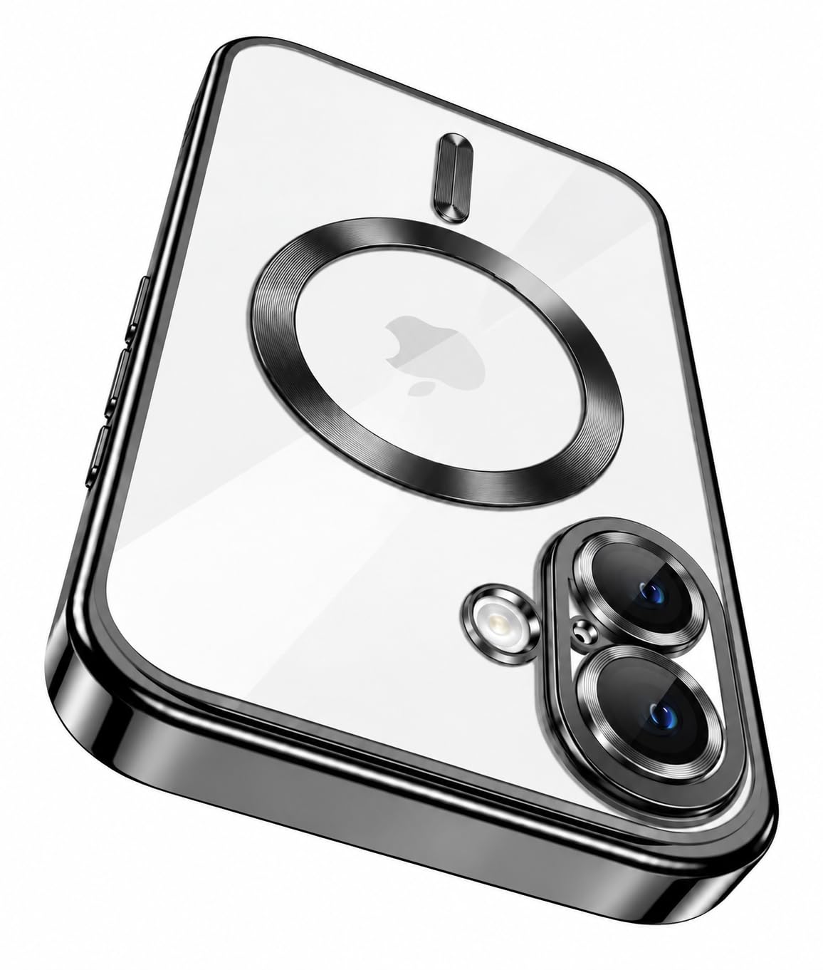 VONZEE Electroplating Transparent Clear Logo Back Cover TPU Compatible with iPhone 17 Pro Max / 18 Pro Max, Compatible with Magsafe, Full Body & Individual Camera Protection |Desert — Amazon image 31