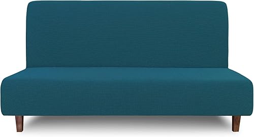 Vista 77 de Easy-Going Funda 100% impermeable para futón, con impermeabilidad doble para futón, funda de sofá jacquard elástica, protector de muebles a prueba