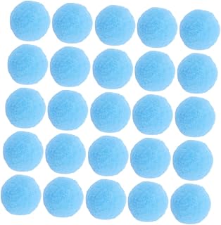 KONTONTY 500piezas De Pelo De Poliéster Para Manualidades Material De Accesorios Para Bufandas y Sombreros Color Azul