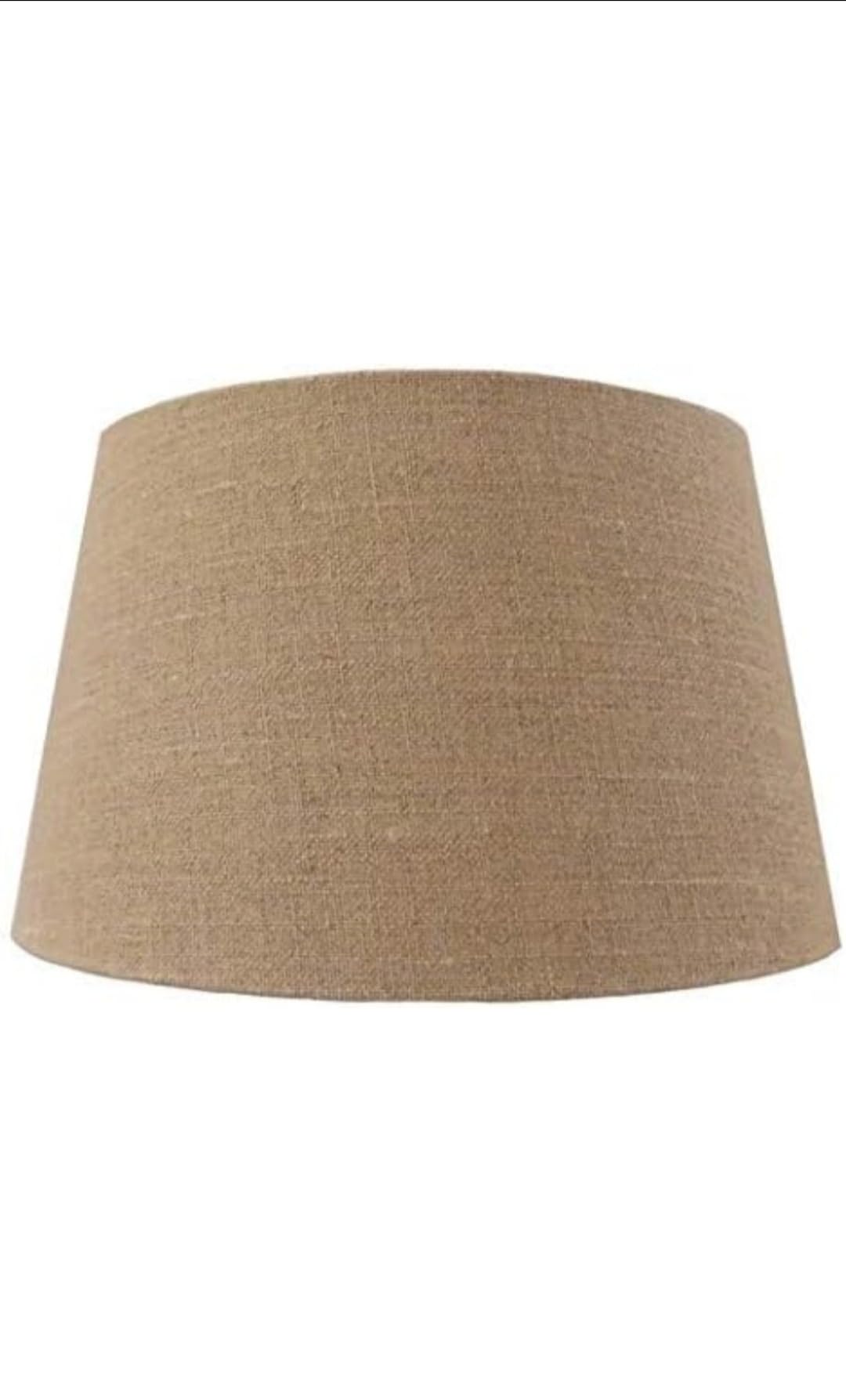 Zaidi Natural Jute Traditional Lamp Shade for Table Lamps, Floor Lamps, Lampshade Suitable for Bedroom, Living Room, Home Decor and Decoration, 12 Inches (Beige)-image-9