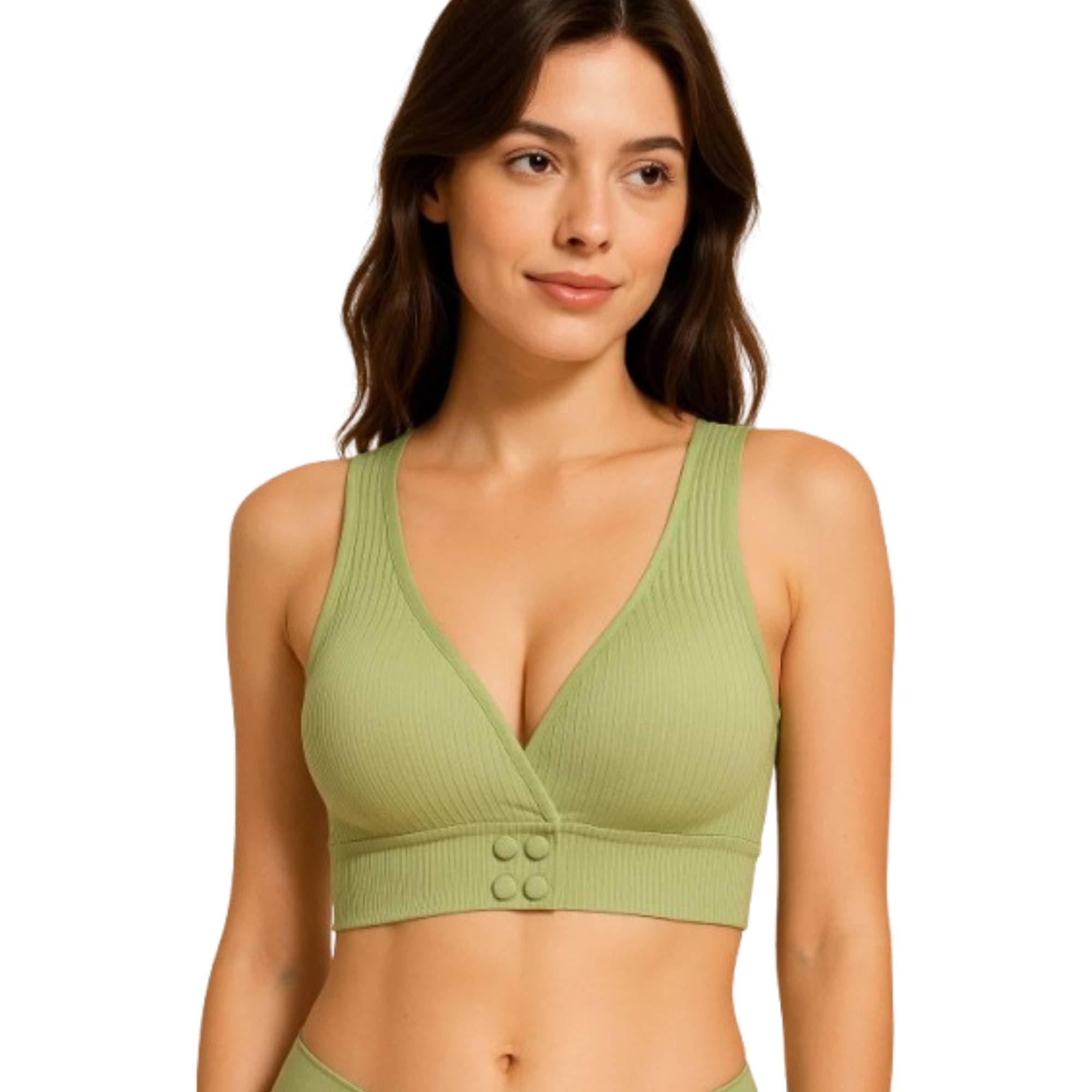 jalodari Women's Cotton New Moms Padded Front Open Feeding Bra Maternity Baby Nursing-picture-32