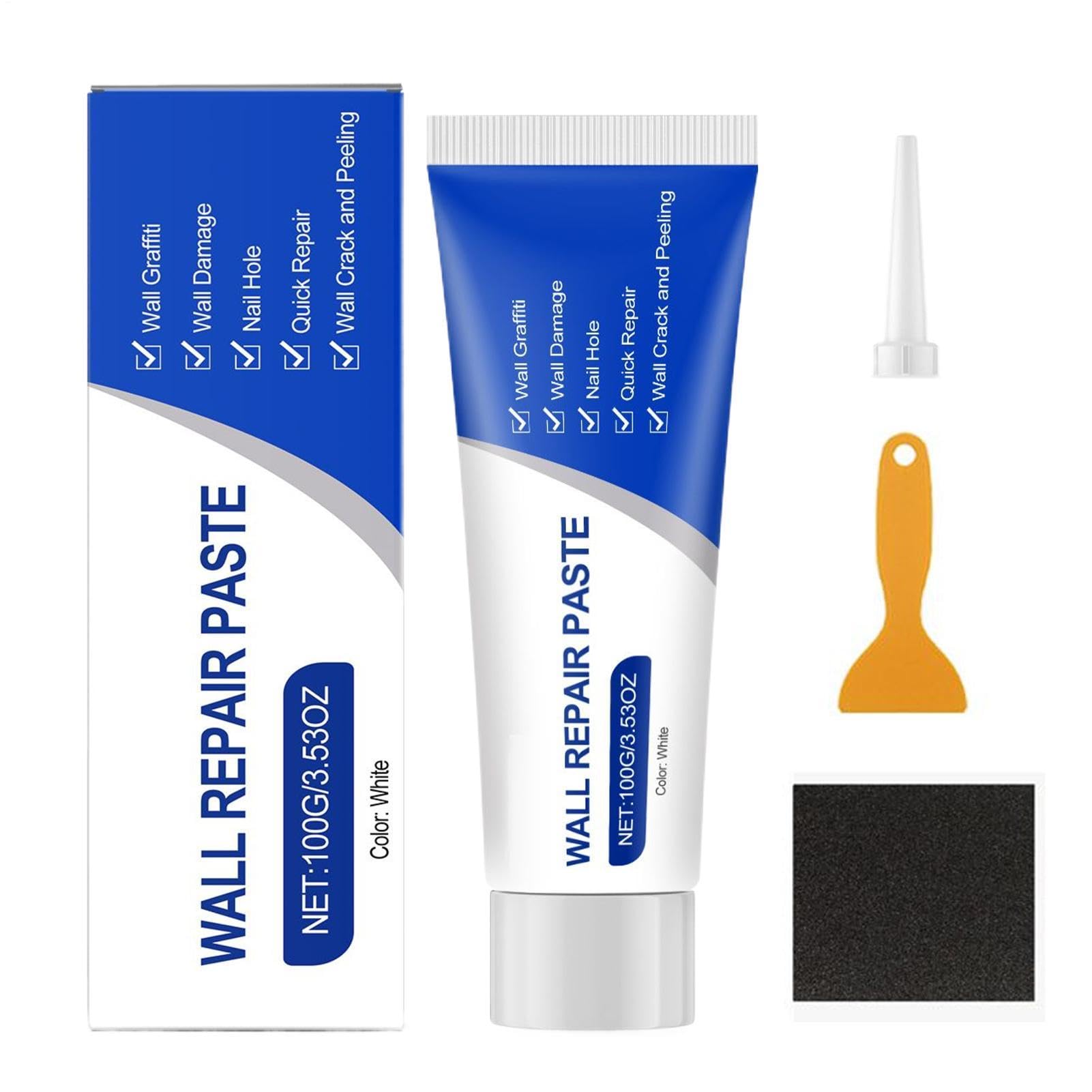 Dry Wall Patch Cream, Drywall Hole Repair Filler, Waterproof Mending Repair Filler, Home Putty Paste, Fixer Kit For Nail Holes, Cracks, Apartment Renovation