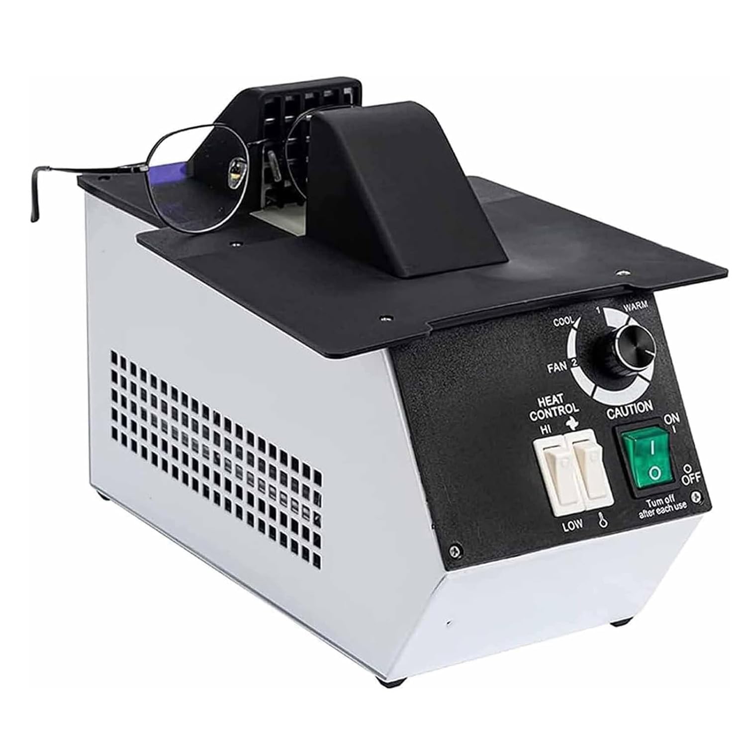 Calentador de Montura de Gafas ópticas, Calentador de Montura de Gafas de 1500 W, Calentador de Montura de Gafas ópticas, Temperatura Ajustable de 80 ℃ -130 ℃, para monturas de Gafas no metálicas, d