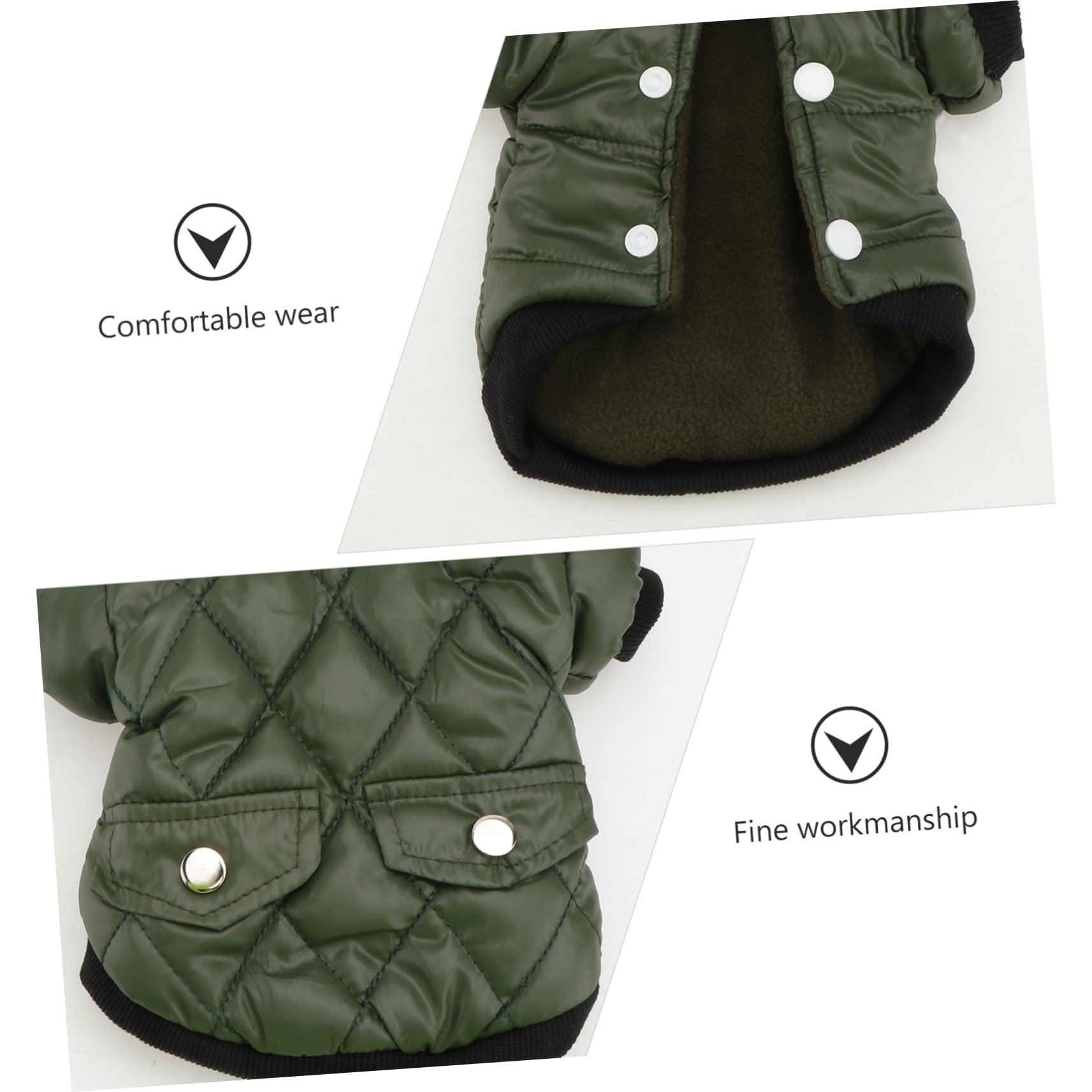 BESPORTBLE 2 Pz Vello Di Cane Felpe Con Cappuccio Per Animali Domestici Felpe Per Cani Abbigliamento Monopezzo Cucciolo Abbigliamento Per Cani Gilet Per Cani Animale Domestico Invernali