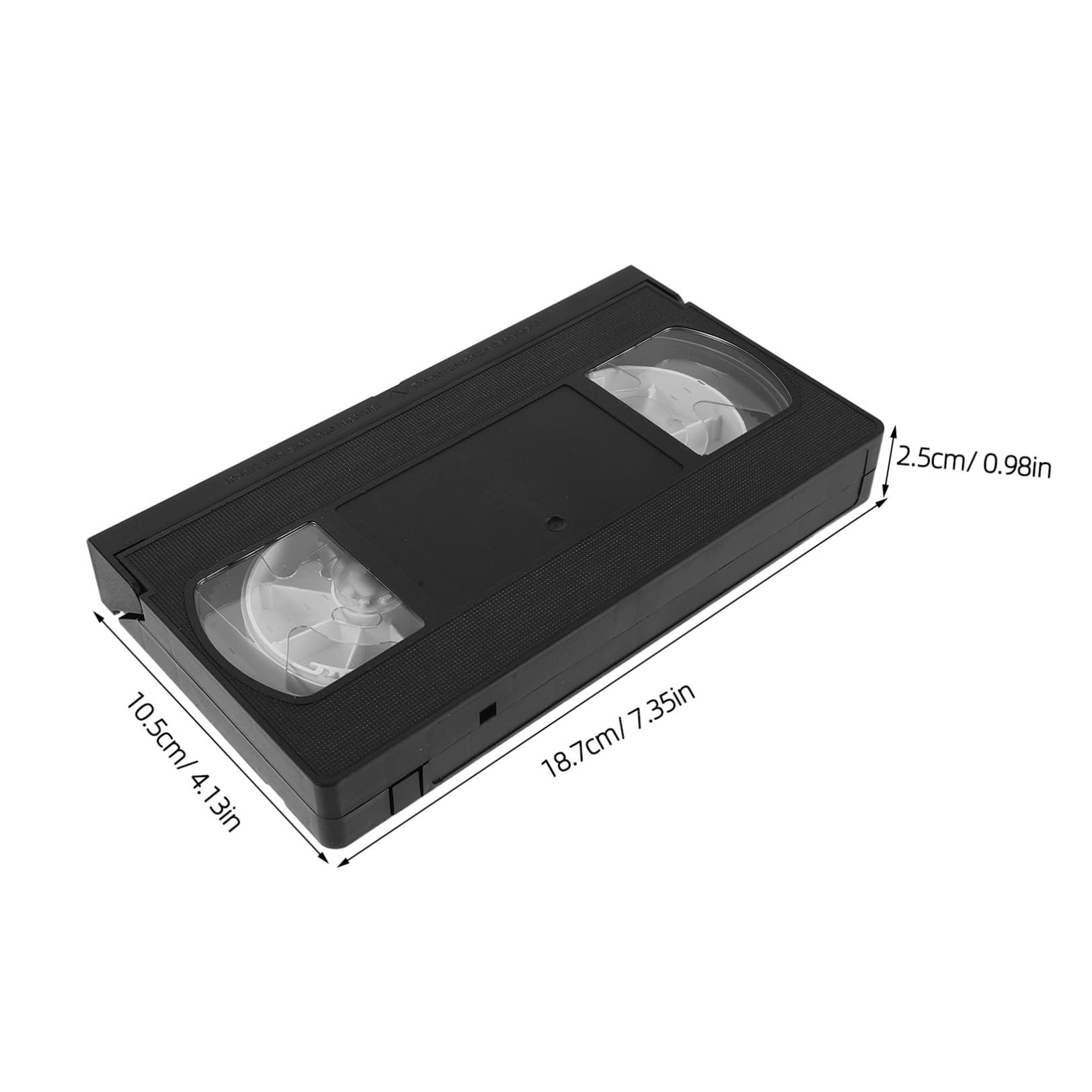 Pulitore per Testine Vcr a Secco per Videoregistratori, Facile da Usare, in Plastica Nera, Kit la Pulizia Cassette per Uso Domestico e Home Cinema