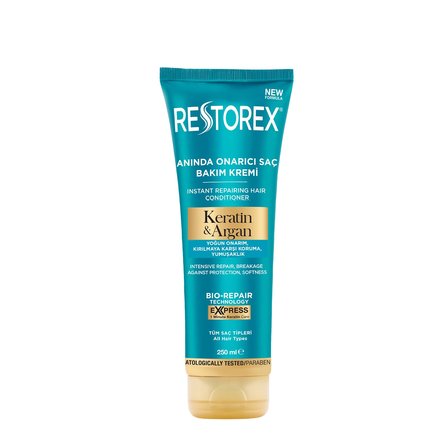Restorex Keratin & Argan Onarıcı Saç Bakım Kremi 250 Ml - Yıpranmış Ve Hasar Görmüş Saçlar