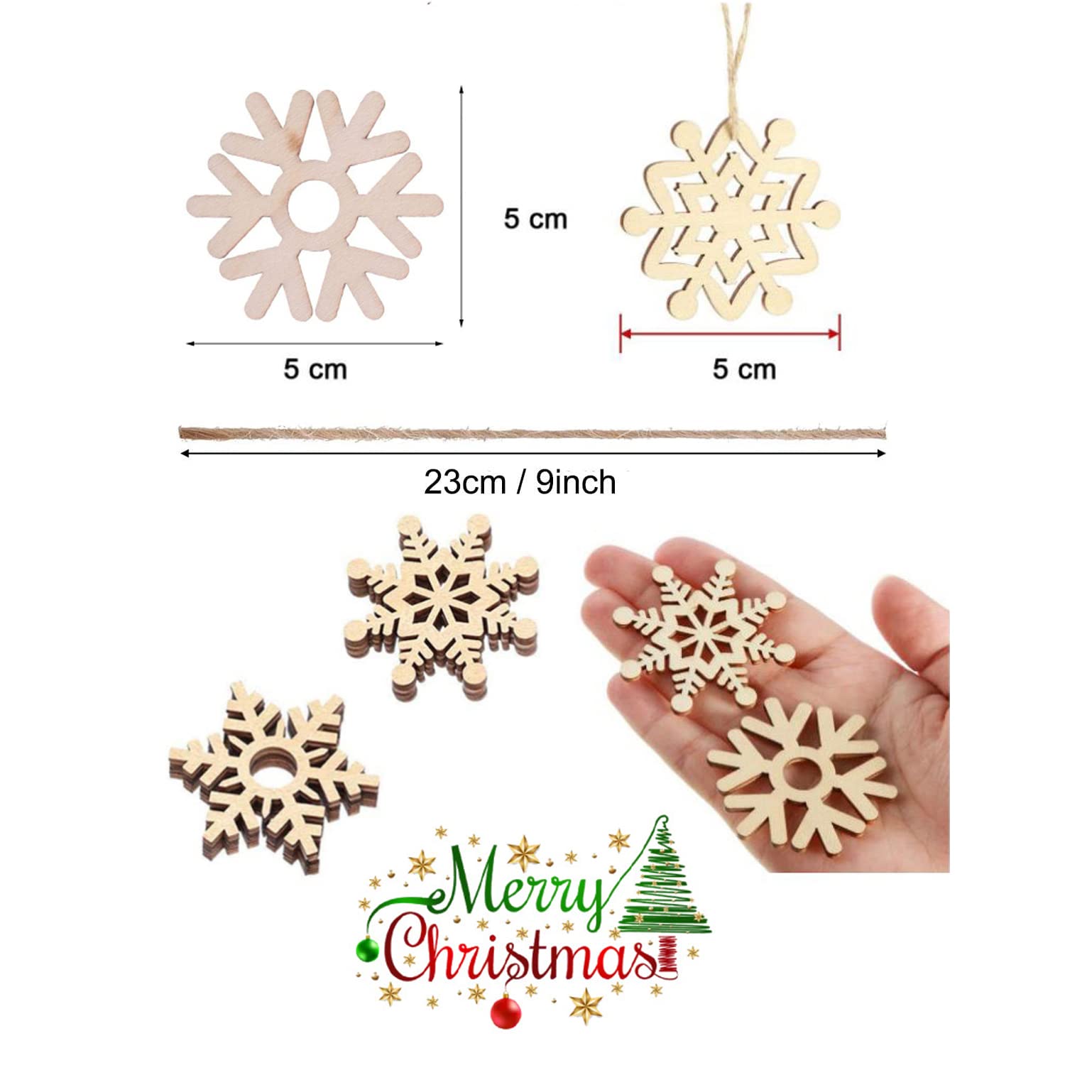 Wooden Snowflake - Image 2