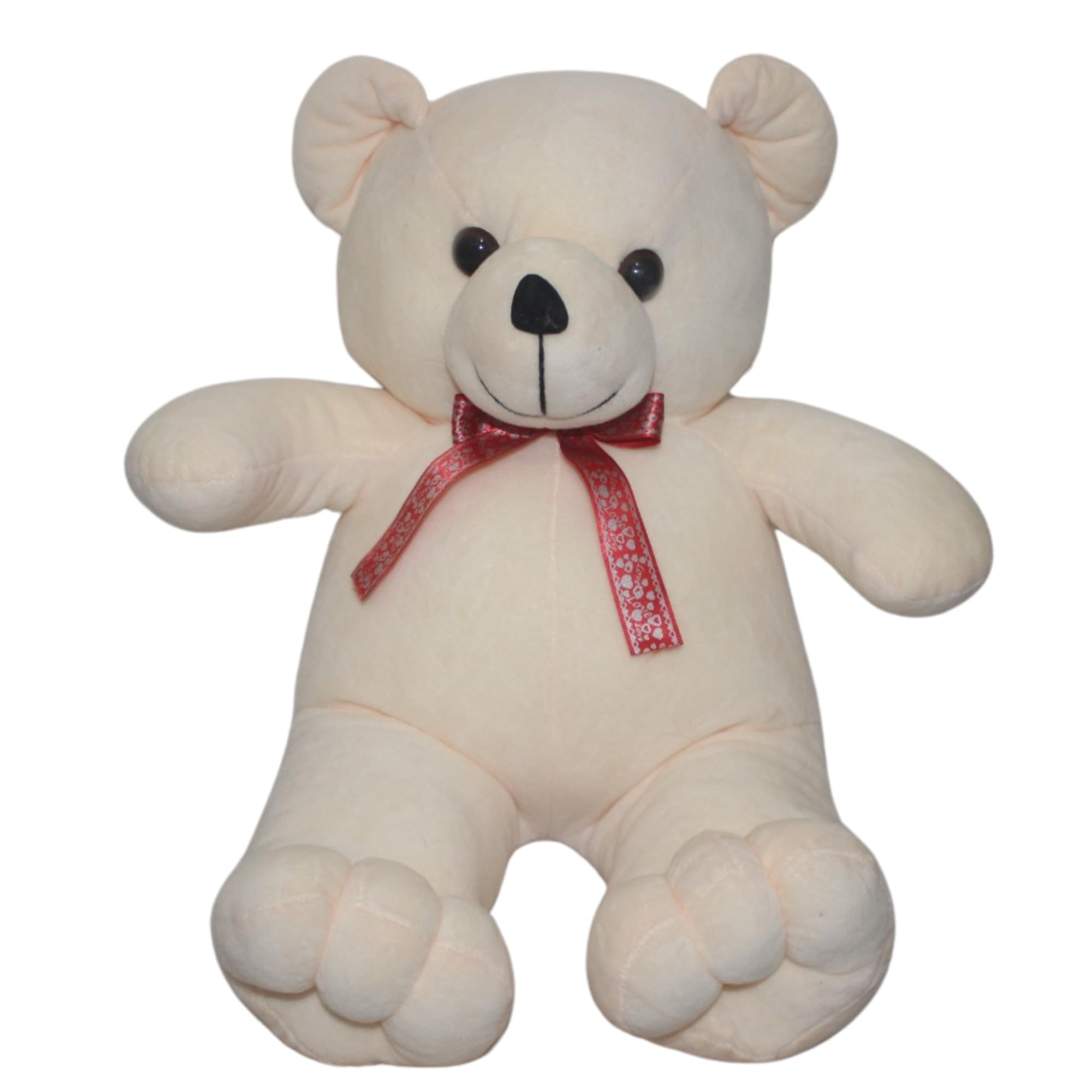 AQS 40 cm Teddy Bear Plush Toy | Soft & Cuddly for Kids & Adults for Birthdays, Anniversaries & Valentine's