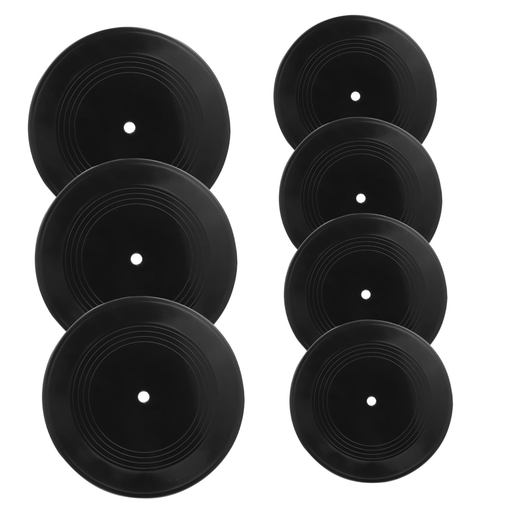 HAWILLOSCH Discos De Vinilo Decorativos Falsos 12 Piezas (12 y 7) Estilo Vintage Retro Decoración De Pared Para Bares y Cafeterías Ambiente Temático Música Salas y Eventos