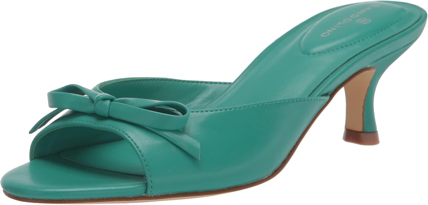 Bandolino Women's Abby Heeled Sandal, SEA Glass Green 310, 8.5