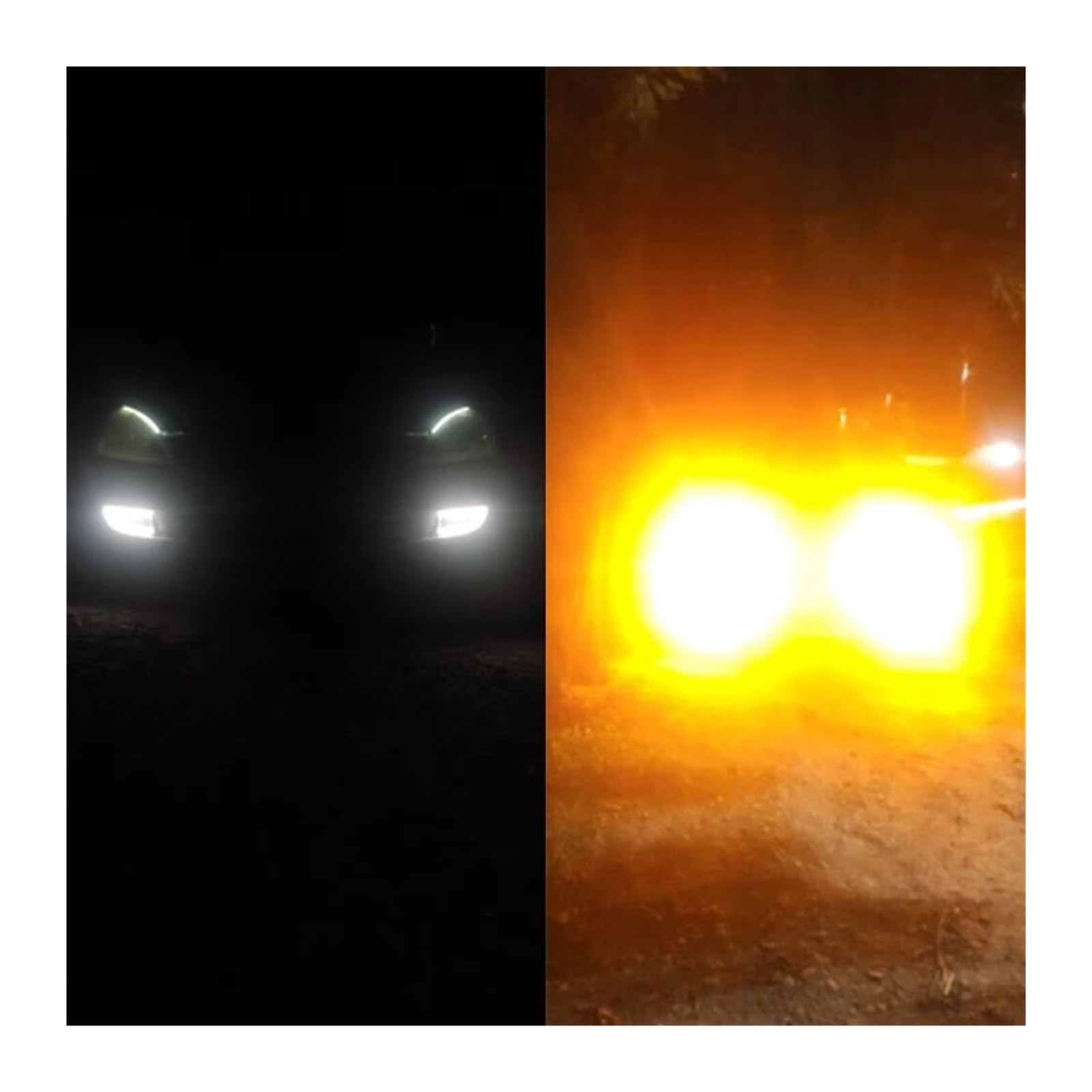 Genérico Para Mitsubishi Para Lancer 2004 2005 2006 Luces Diurnas LED DRL Faros Antiniebla Intermitentes Faros Antiniebla