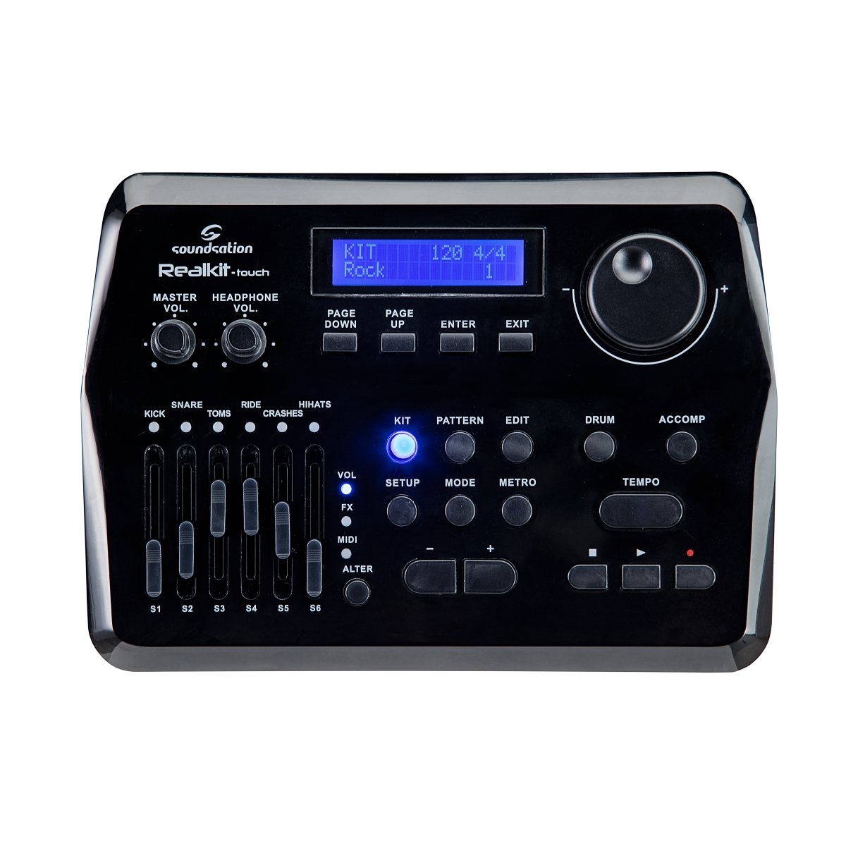 BATTERIA ELETTRONICA SOUNDSATION REALKIT-TOUCH CON PELLE MESH