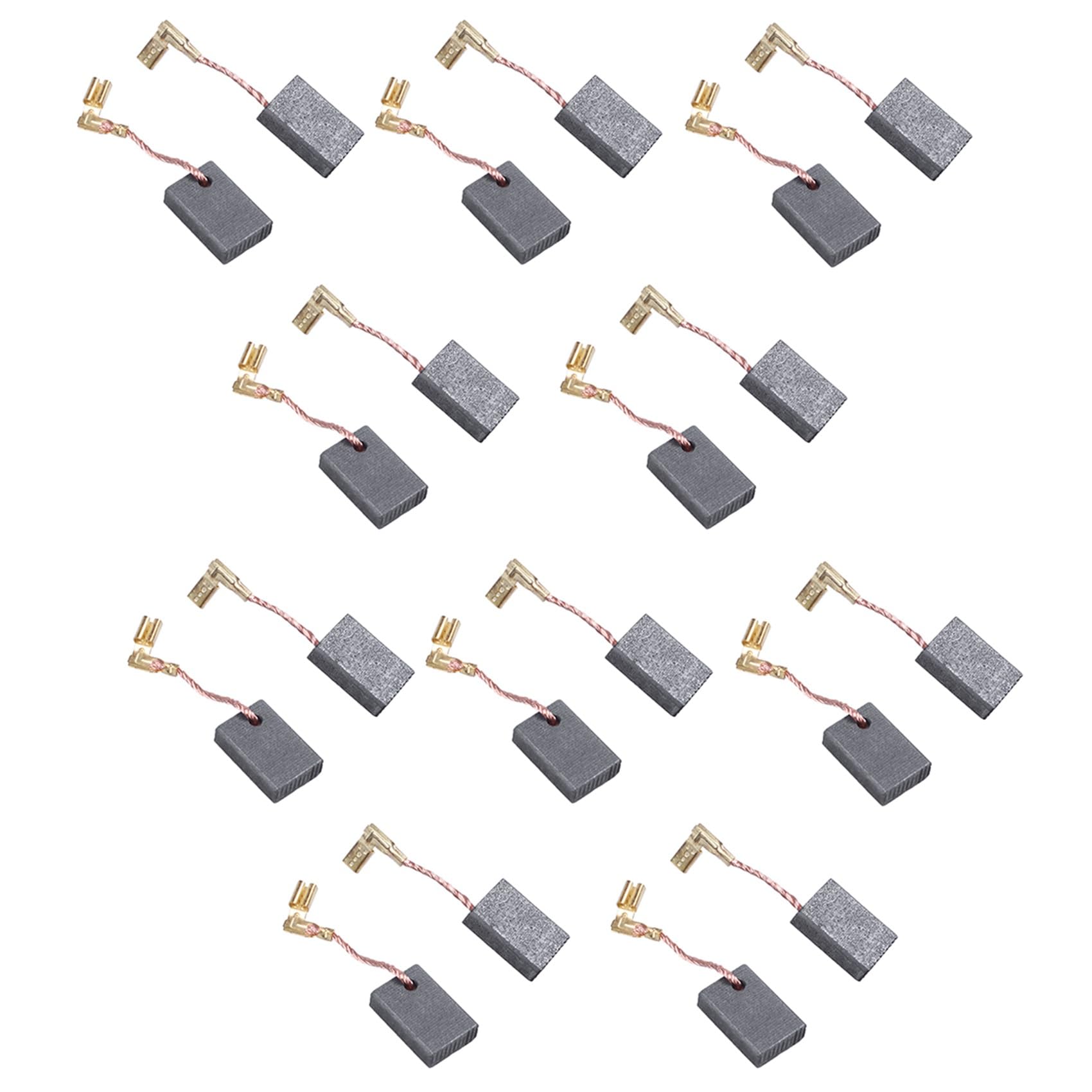 Jnchdghwa 20Pcs 16mm x 11mm x 5mm Motor Electric Carbon Brushes for 9553NB