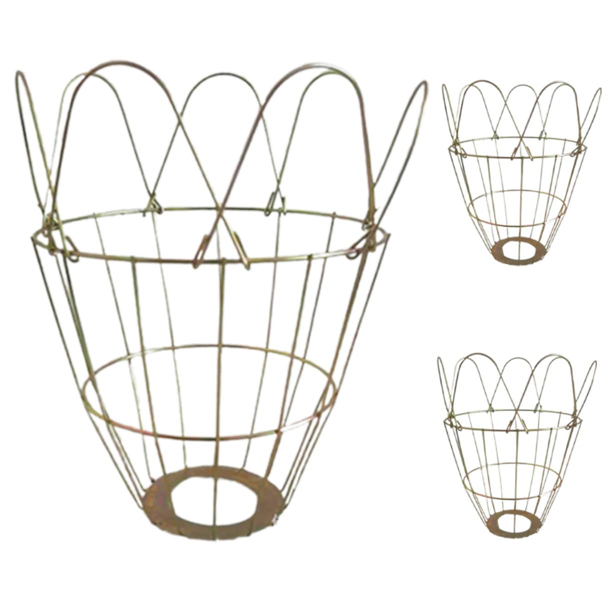 COLLBATH 3pcs Heat Lampshade for Chickens Coop Heat Light Bulb Guard Clamp Livestock Bulb Cages Sturdy Light Accessory