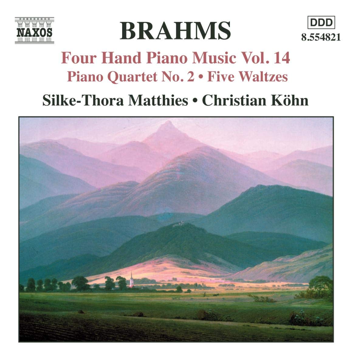 BRAHMS: Four-Hand Piano Music, Vol. 14