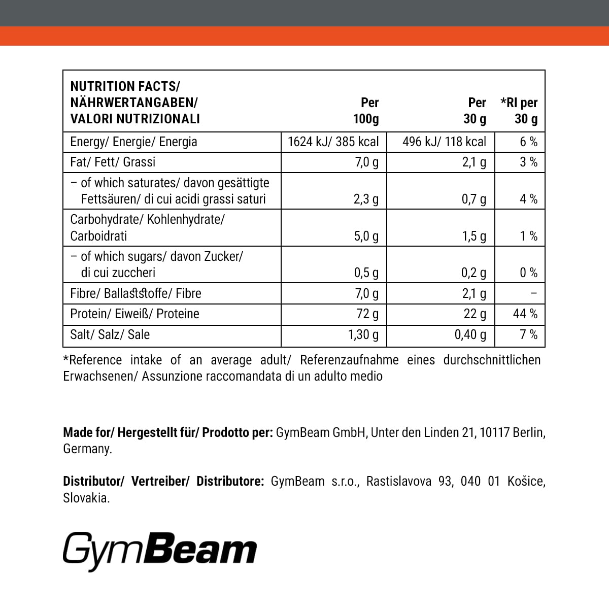GymBeam Proteine Vegan Blend - Miscela di Proteine di Pisello, Riso e Canapa, Senza Glutine, Lattosio, Soia e OGM, Ideale per Vegetariani e Vegani, Basso Contenuto di Zuccheri (1000 g, Cioccolato)
