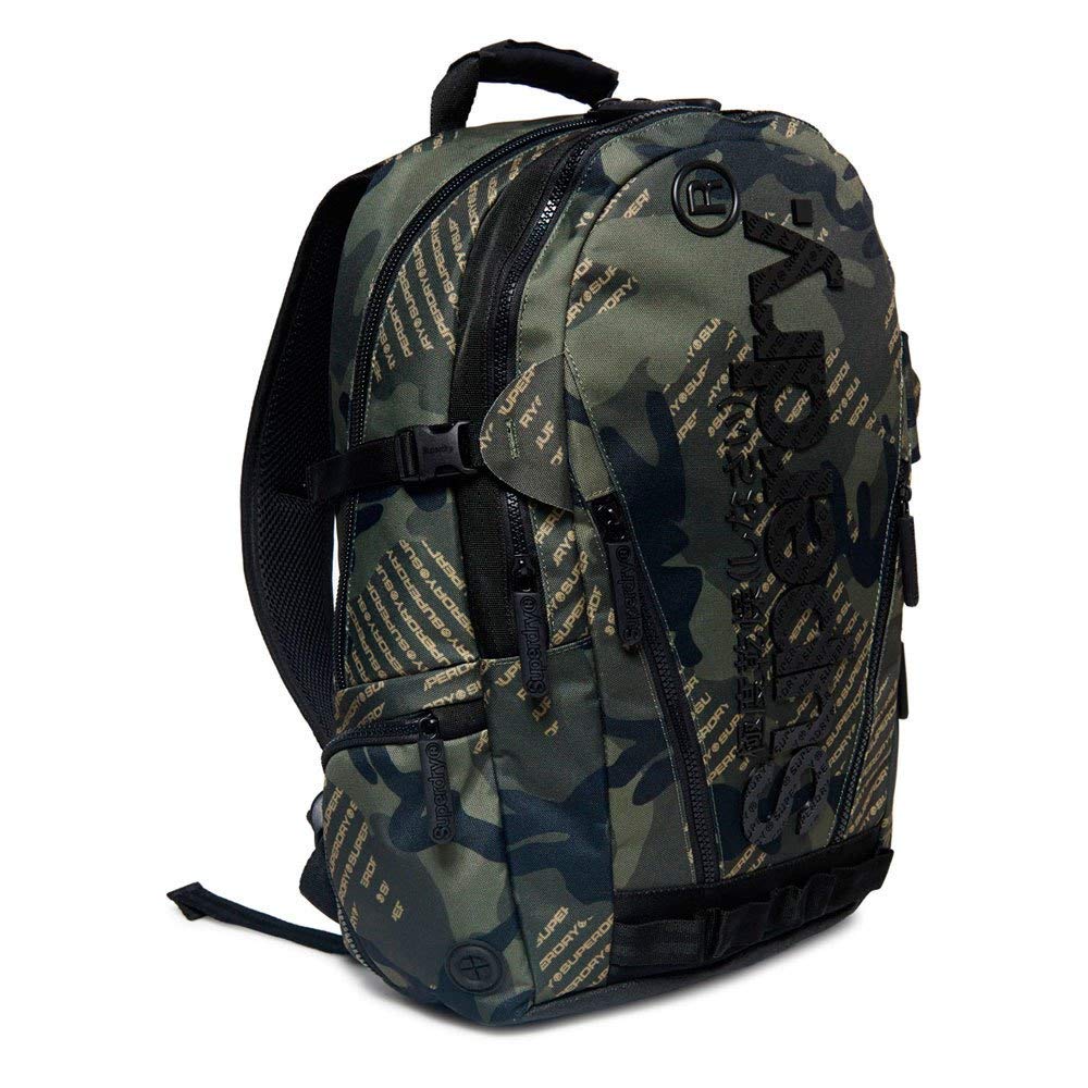 Superdry Mens Camo Logo Tarp Backpack Bags And Wallets Green