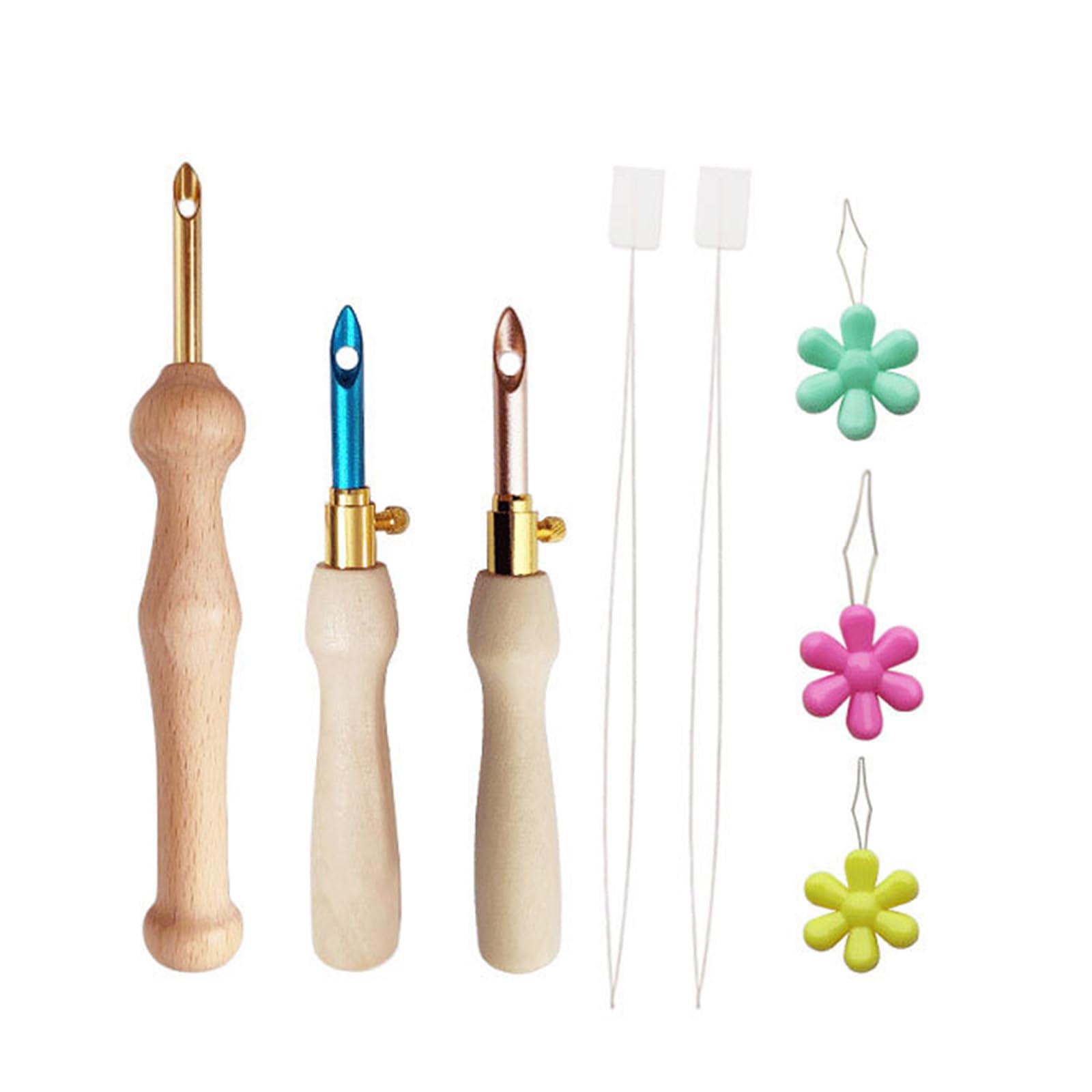 Buxuaaaa Tzcz325 Needle Kits, Embroidery Tool, Needle Supplies With Embroidery, Threader, Seam, Tool For Yarn Small Adjustable With Threader