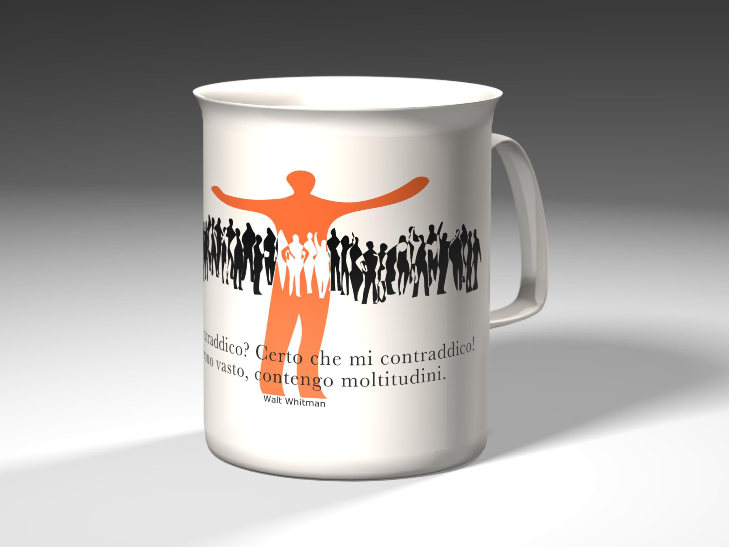 tazza letteraria Meditathe - Walt Whitman 2023