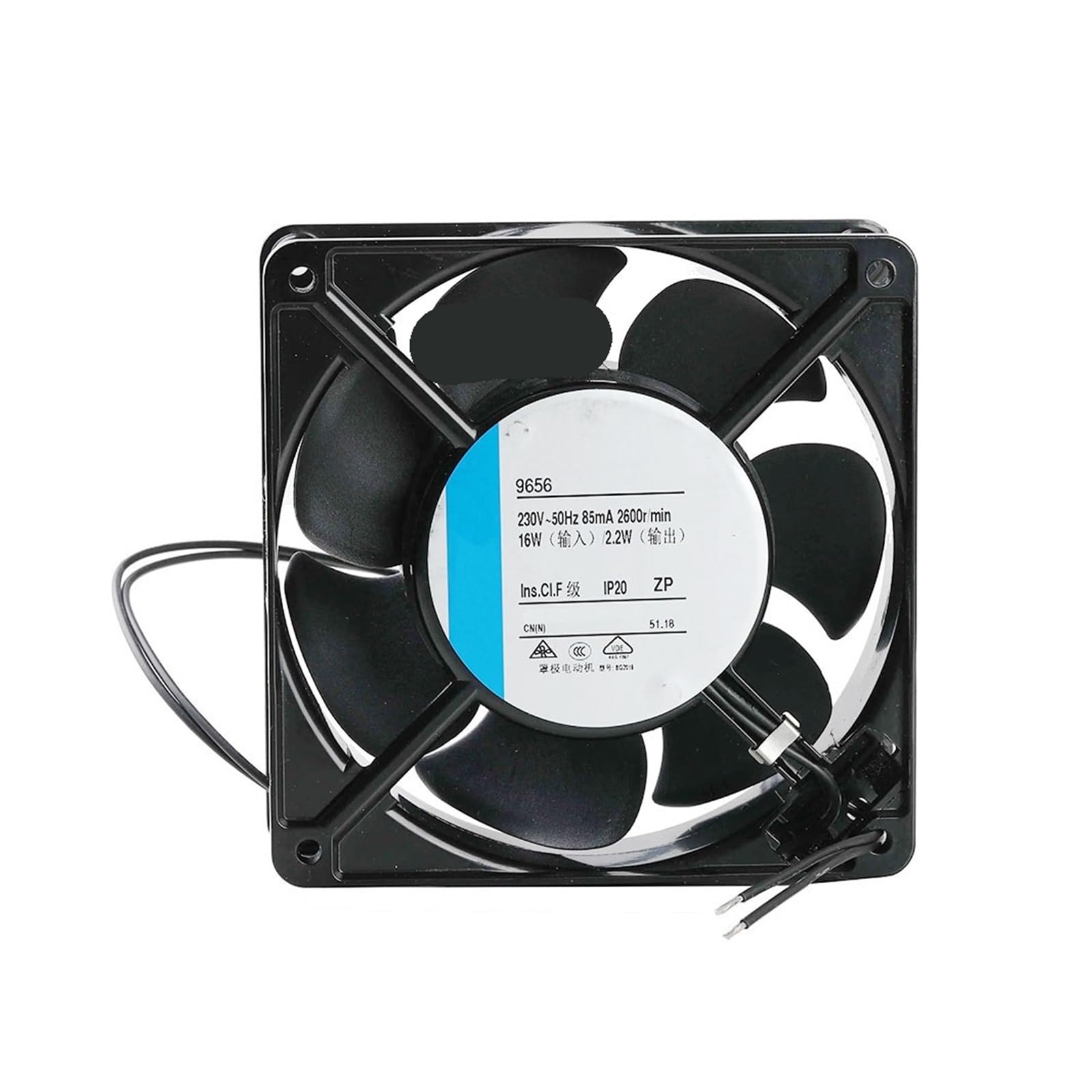 YLPWKMVZ Radiator 9656 230VAC 16W 85mA 120 * 120 * 38mm Cooling Fan