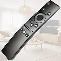 Controle Remoto Compatível com Smart TV Samsung — Com Botões Netflix, Prime Video e Globoplay— Funciona em Modelos 4K, QLED, Crystal, Neo QLED e OLED — Não Precisa Configurar