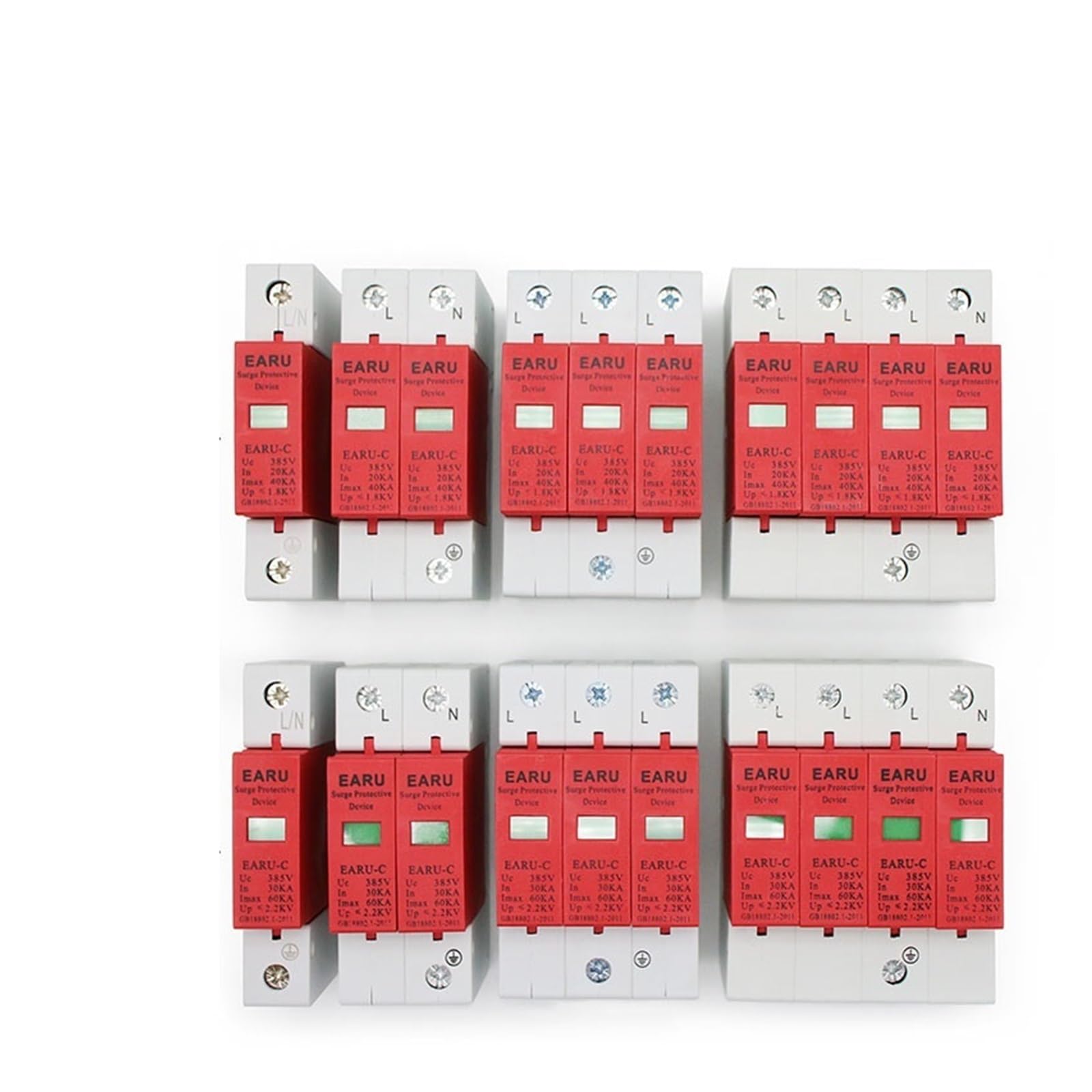 Parafoudre AC 1P 20-40KA 385V pour protection contre les surtensions