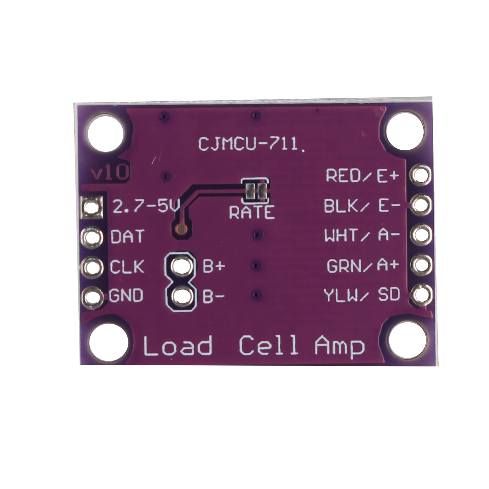 5 Pezzi CJMCU-711 HX711 Cella di Carico Sensore di Pesatura Elettronico Convertitore A/D a 24 Bit per Alta Precisione Bilancia Elettronica Compatibile con Arduino