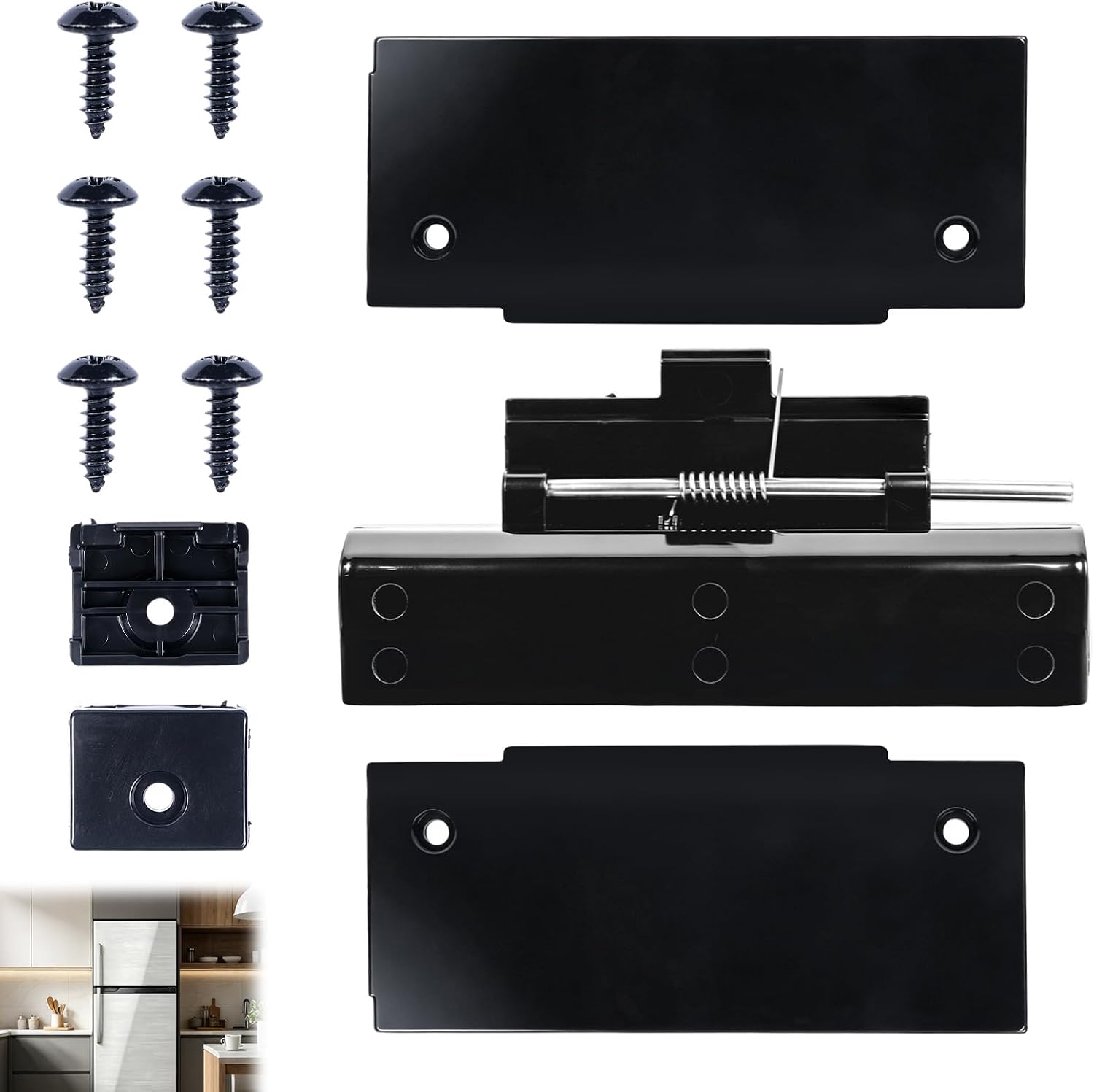 Refrigerator Door Latch Replacement Compatible with Furrion Arctic FCR08DCDTA, FCR10DCDTA-BL, Replace Broken or Worn Door Latch, RV Refrigerator Repair Part, Easy Installation