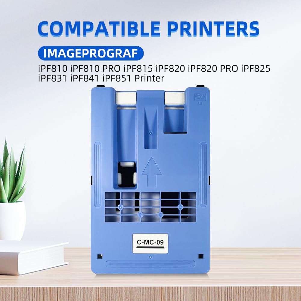 MC-09 Cartuccia di Manutenzione Compatibile MC 09 Scatola di Inchiostro di Ricambio per Canon imagePROGRAF iPF810, iPF810 PRO, iPF815, iPF820, iPF820 PRO, iPF825, iPF831, iPF841, iPF851, iPF851