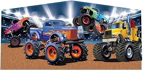 TentandTable Panel de arte modular para casas de rebote, toboganes o combos  Monster Truck  Se adapta a la mayoría de inflables comerciales de 13