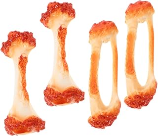 4pcs Realistic Simulated Chicken Legs Wings Bone Model Fake Fried Chicken Props for Kitchen Decoration Photography and Party Display