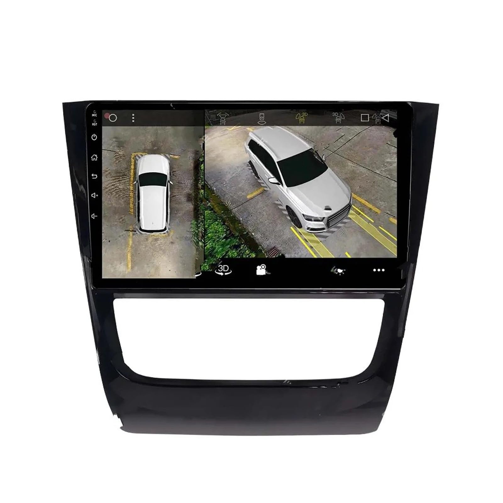 AVFORA Stereo Radio CD Panel Trim per VW per Gol per G5 per Saveiro per Voyage Auto Telaio Adattatore Canbus Box Decoder Android Radio Dash Kit Pannello Montaggio | Full Set