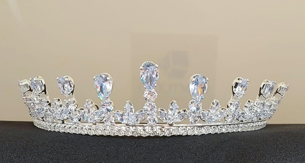 CROWN,TIARA FOR BRIDE AND GIRLS, BRIDAL WEDDING CROWN,HAIR PIECE, PAGEANT CROWNS, PARTIES PARTY CROWN, COMMUNION CROWN, BIRTHDAY CROWN TIARA, QUINCEANERA CROWN, HAIR ACCESSORIES, HAIR CLIPS, HEADPIECE (B0D4KBY55N) Amazon Price History, Amazon Price Tracker