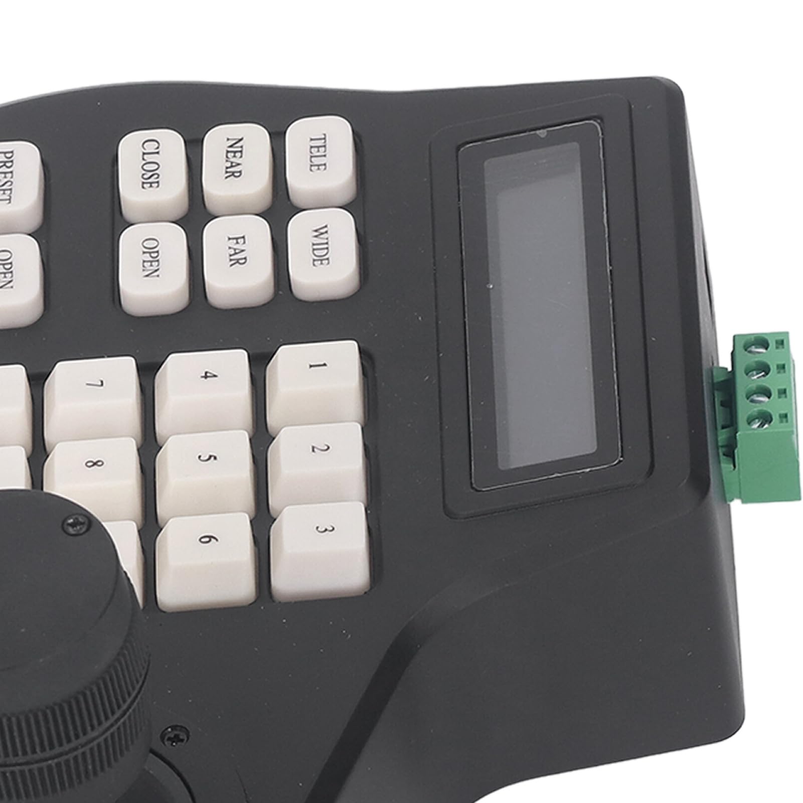 Yunseity Controller Joystick Telecamera PTZ, Tastiera Controller Telecamera Analogica PTZ con Joystick 2D, Bus per Videocamere PTZ Pan Tilt (Spina europea)