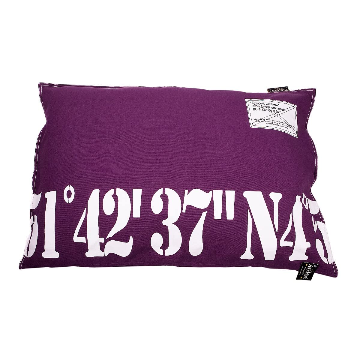 Lex & Max COVER RECT. NUMBER 51-42 100X70 PURPLE