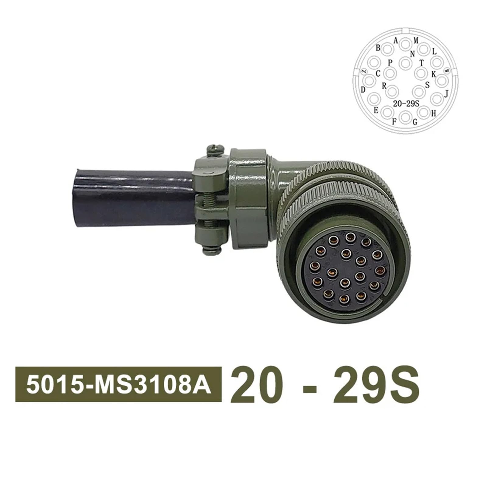Conectores Circulares 5015 MIL STD 20-18 20-27 20-29 MS3106 MS3108 Macho y Hembra MS3102(Plug 3108 20-29S)