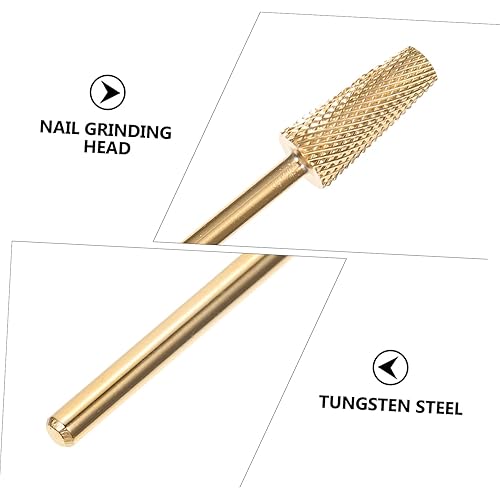 Miniatura 7 de 2pcs Nail Art Drill Machine Nail Drill Multi-Purpose Grinding Head Glass Plastic Metal
