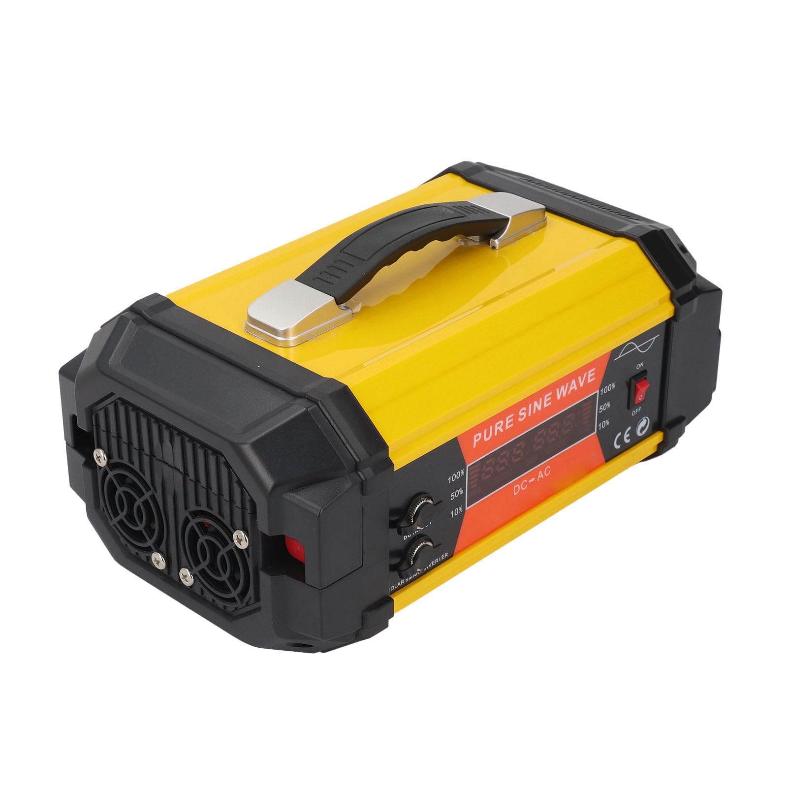 Generic Przetwornica Samochodowa o Mocy 500 W z czystą falą sinusoidalną Wydajna Przenośna ładowarka do Samochodów i łodzi z 2 Gniazdami Prądu Przemiennego i 2 Portami USB